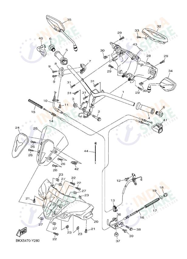 STEERING HANDLE & CABLE